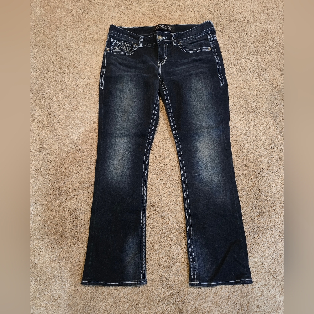 BRAND NEW Maurices Premium Jeans Size 11/12 Short With Bling